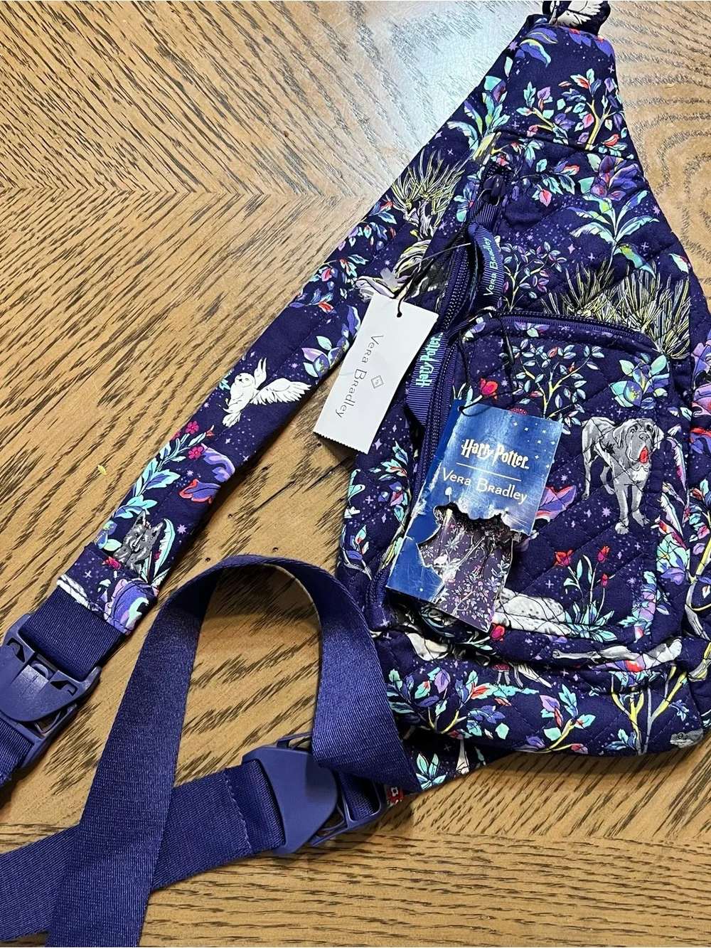 Vera Bradley Harry Potter Sling Backpack Forbidden Forest NWT universal wizard